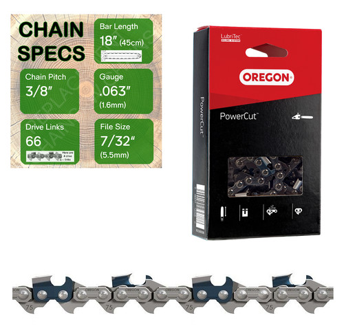 Oregon 75lpx066 chainsaw - 18",