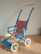 1960s Dolls Pushchair Retro Vinyl  Seat  Comifoldo 