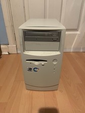 Vintage Windows 98 Beige PC Computer Tower - ATI Rage Graphics, SoundBlaster