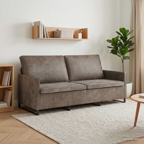 Seater sofa dark - seater, 190