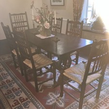 Antique Rush Lancashire Oak