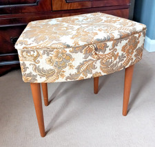 Vintage Wooden Sewing Box Foot