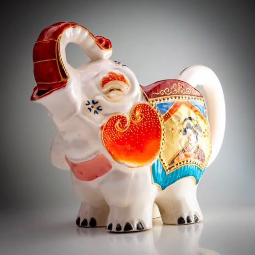 Decorative elephant teapot - decorative,