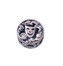 Comedy Tragedy Drama Charm Charm for bracelet s925 925 Sterling Silver Gift 