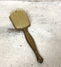 Vintage Hairbrush Brass Ornate