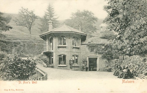 Malvern antique postcard - antique,