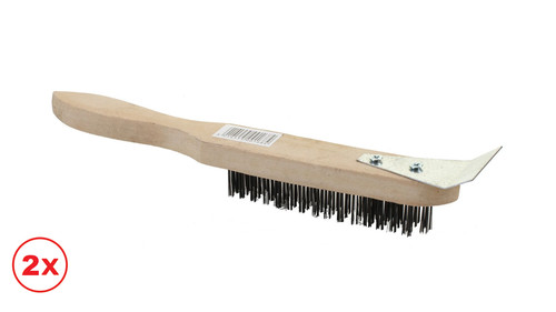 Charcoal grill brushes set - charcoal,