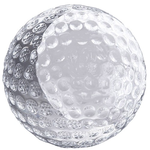Engraved optical crystal golf - engraved,