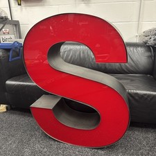 Sign Metal Letter S large Sign Home Shop Garden Cafe Bar Wall Door Word  One off