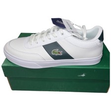 Lacoste Court Master White Low Top Men's Sneakers Trainers Shoes UK 7 EU 40.5