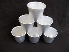 6 dariol moulds Individual creme caramel,sponge puddings,pannacotta,madeleines