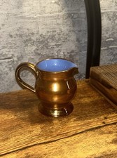 Creigiau Pottery Wales Small Copper Lustre Jug excellent condition 