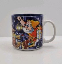 Walt Disney Classics Mug Snow White Dwarfs Navy Disney Store Vintage Rare VGC