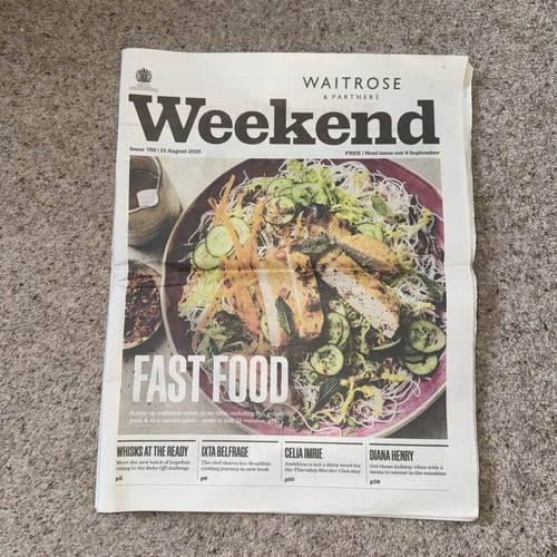 Waitrose weekend newspaper - waitrose,