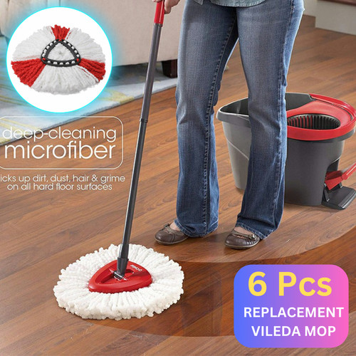 Replacement mop head - 6x,