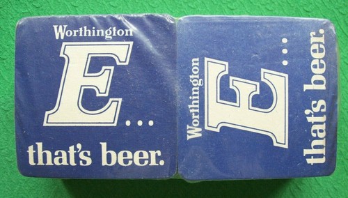Worthington card beer - beer, mats