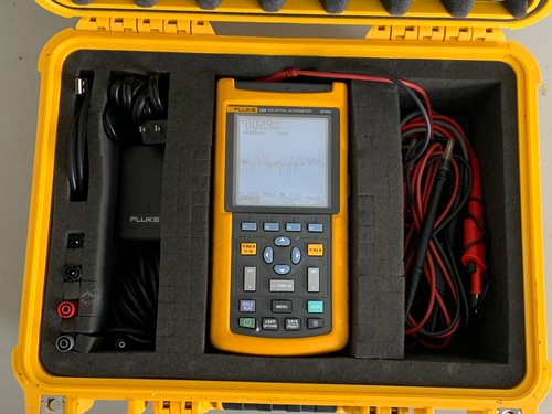Fluke 124 scopemeter 25ms - scopemeter, 25ms/s