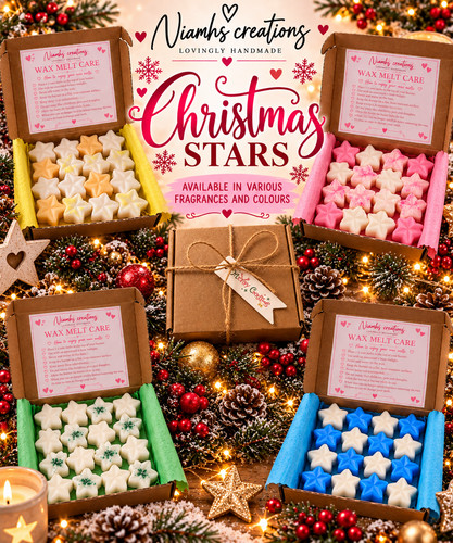 Christmas star wax melts - christmas,