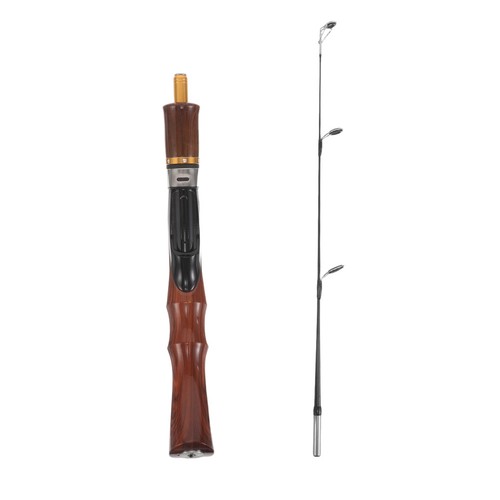 Backpacking ice fishing - ice, rod