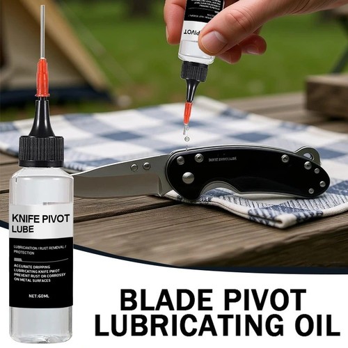 Car knife pivot lube - car,