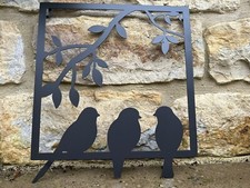 Three Bird Swallow Wall Art In