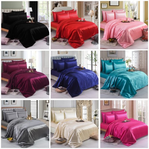 6pcs satin complete bedding - satin,