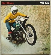 HONDA MR-175 DIRT BIKE USA Motorcycle Sales Leaflet Brochure 1975