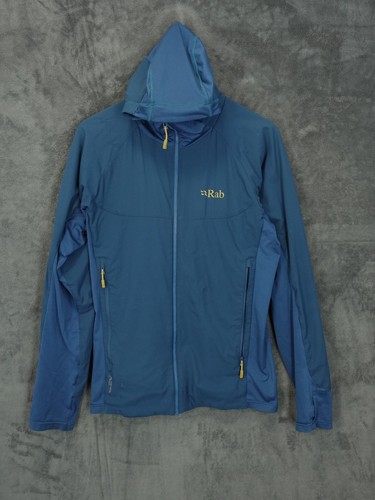 Rab jacket men medium blue - men,