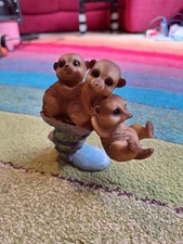 Meerkat Waterfall Ornament. Garden Meerkat Decoration. Indoor or Outdoor