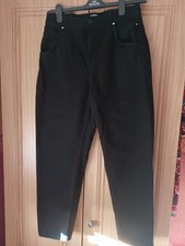 Bershka Petite Black Mom Style