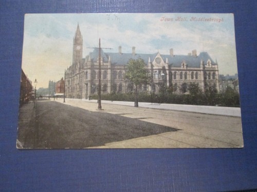 Postcard town hall - postcard, of