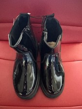 Girls brand new patent black