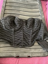 primark corset 34C Black Underwired See Description