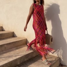 ZARA WOMAN FRINGED HEM BRAIDED