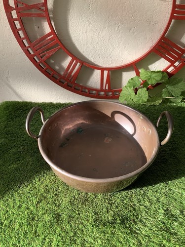 Vintage copper jam pan - jam, pan/pot