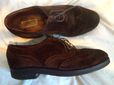 EDWARD GREEN BROWN SUEDE
