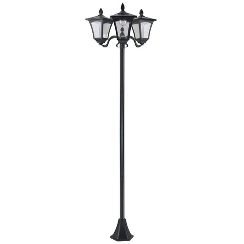 Solar lamp post black - solar,