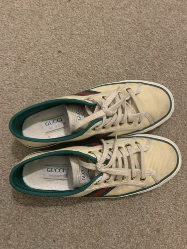 Gucci tennis 1977 cream - gucci, cream/green