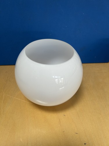 Opal glass globe shade - glass,