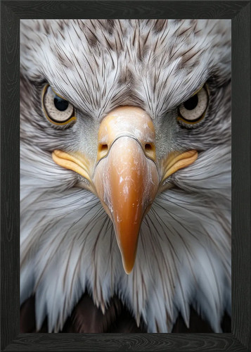 Bald eagle framed - bald,