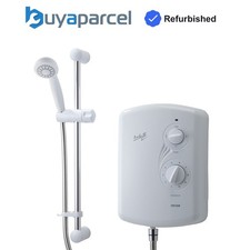 Triton AMBER 3 9.5KW White Chrome Electric Shower Sambada Forte Rapide Caselona