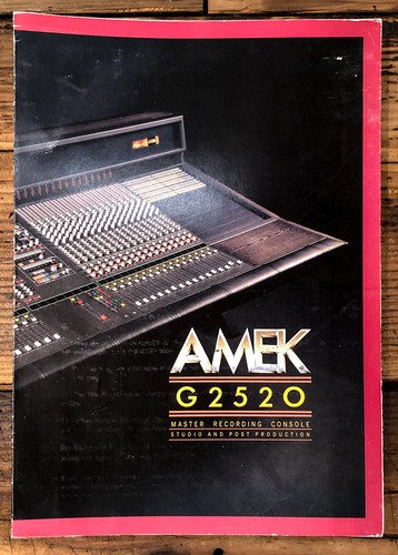 Amek g2520 recording console - g2520,