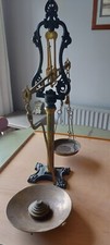 OLD FASHIONED VINTAGE SCALES WITH WEIGHTS