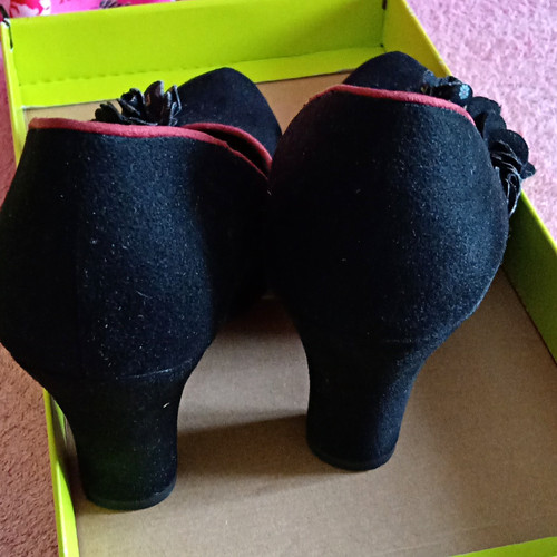 Ruby shoo black suede - shoo, court