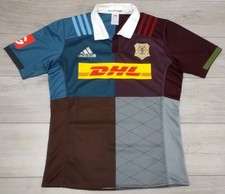 Harlequins Rugby 150th Anniversary Home Shirt 2016/2017 Adidas Large Jersey Top