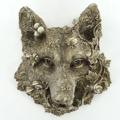Woodland wolf plaque wall - wolf,