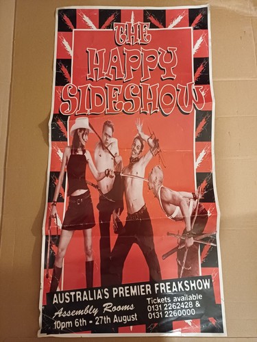Happy sideshow poster 1990s - sideshow,