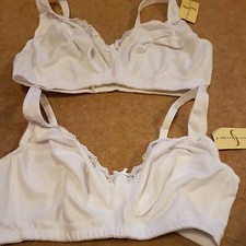 2 X White Bras Shapely figures