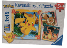 Ravensburger - Puzzle: Pokemon 3x49 pieces