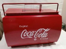 Vintage Style Coca Cola Cool Box Decoration